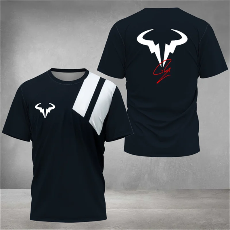 

New Outdoor Extreme Sports Crew Neck Short Sleeve Digital Printed Men's T-shirt Men's and Women's Badminton and Tennis T-shirt