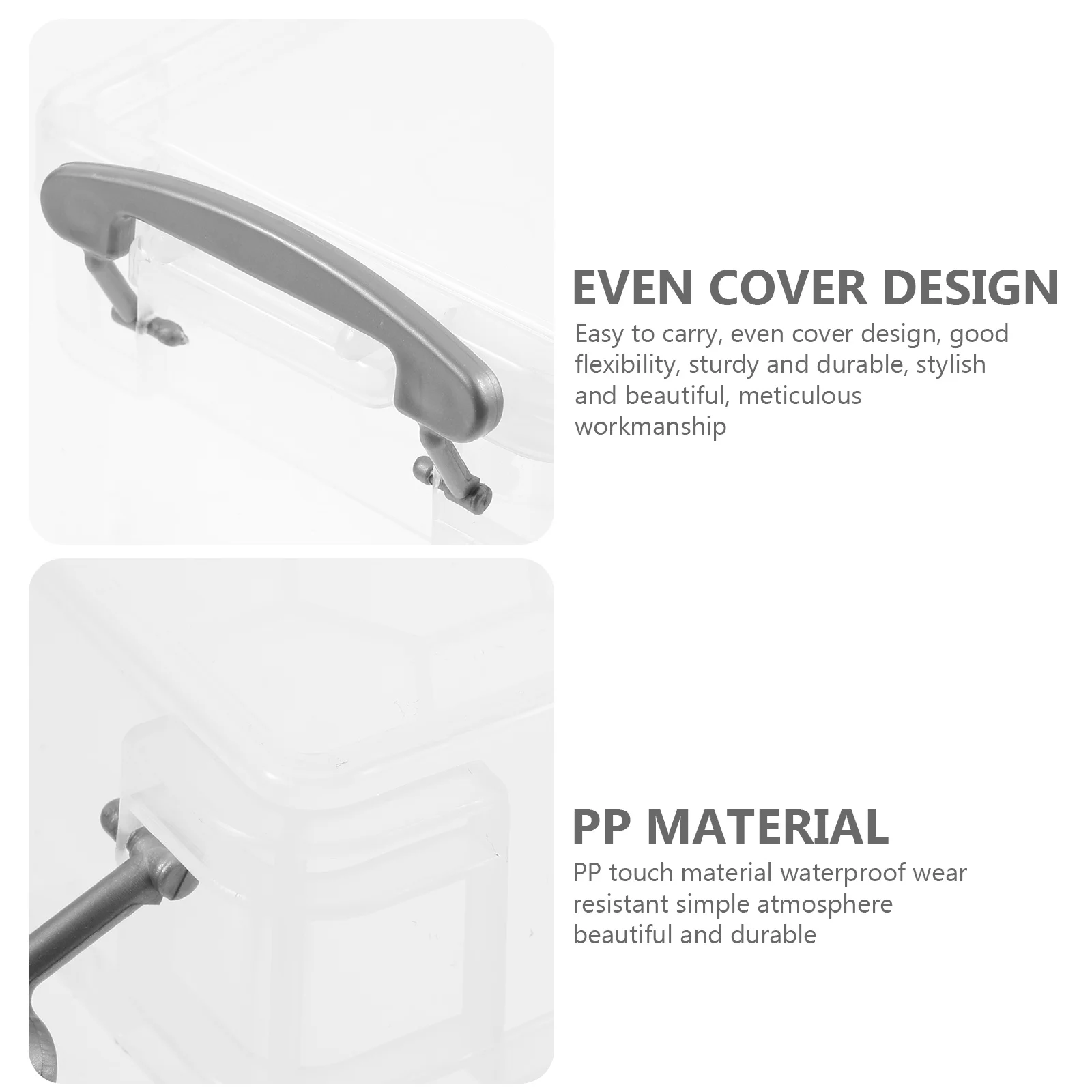 

4Pcs Pencil Cases Multi-Function Large Capacity Pen Case Premium Material Sketch Pencils Storage Safe Lid Design