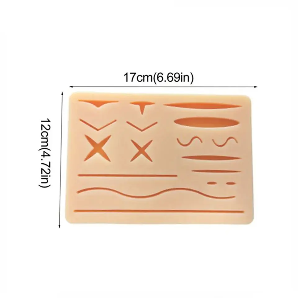 Studenti di medicina sutura della pelle Kit di addestramento chirurgico Pad Kit di addestramento per sutura sutura Pad attrezzature per l'insegnamento educativo