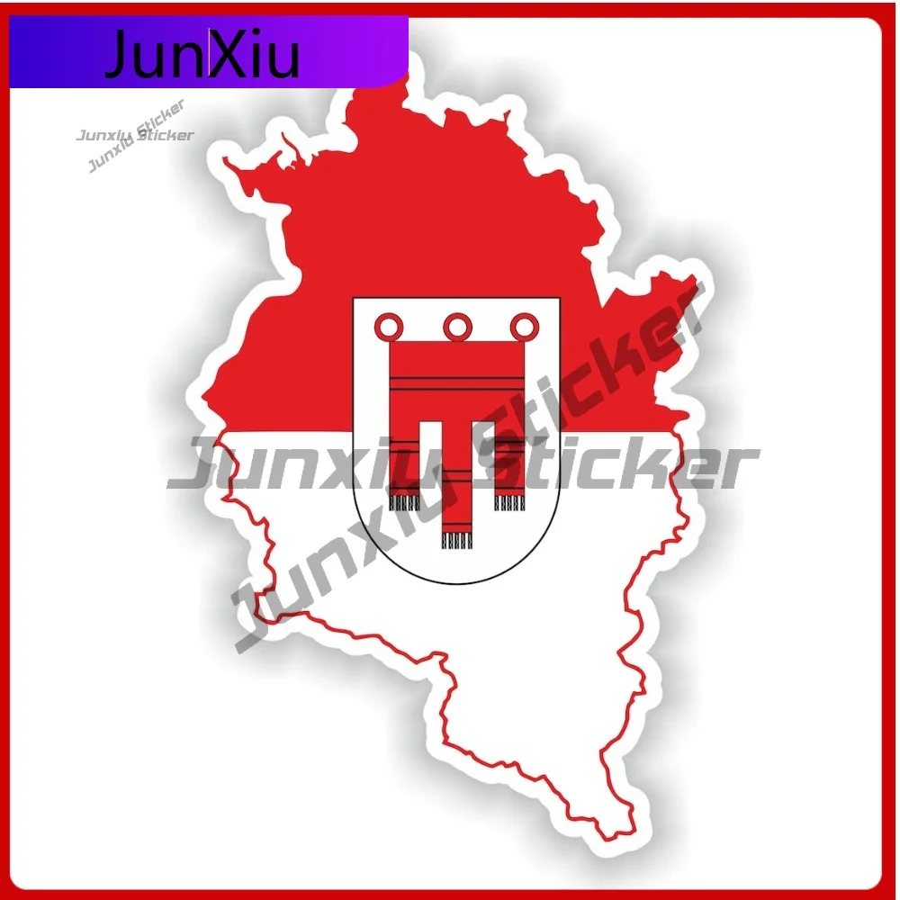 

Vorarlberg Austria National Emblem Map Shape And Outline Vinyl Waterproof Decals Custom Car Decals Motorcycle Suv Bumper Sticker