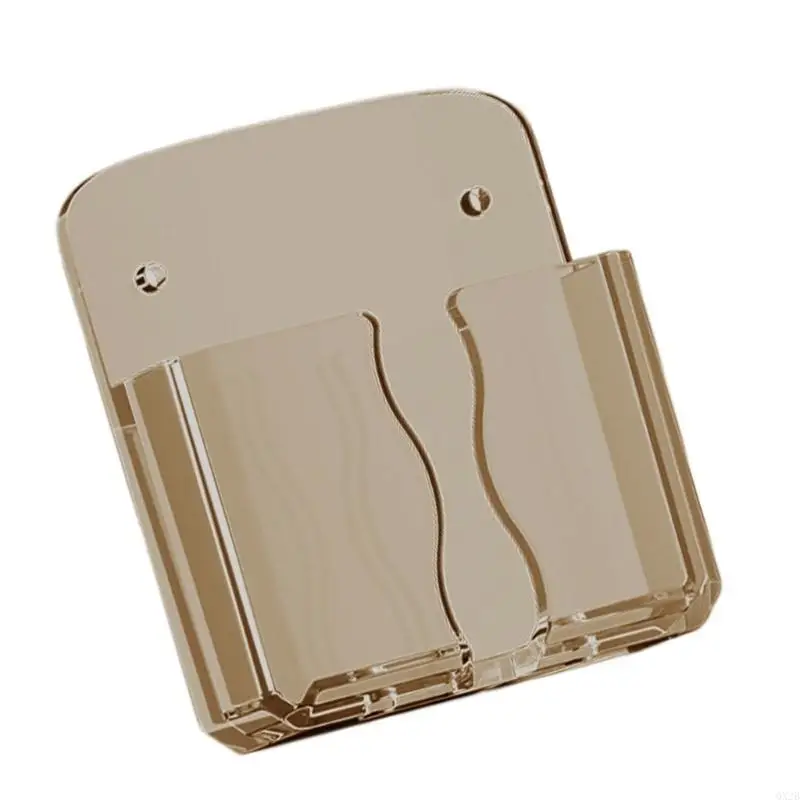 Clear Wall Phone Holders Bracket with Charging Hole for Bedside and Living Room