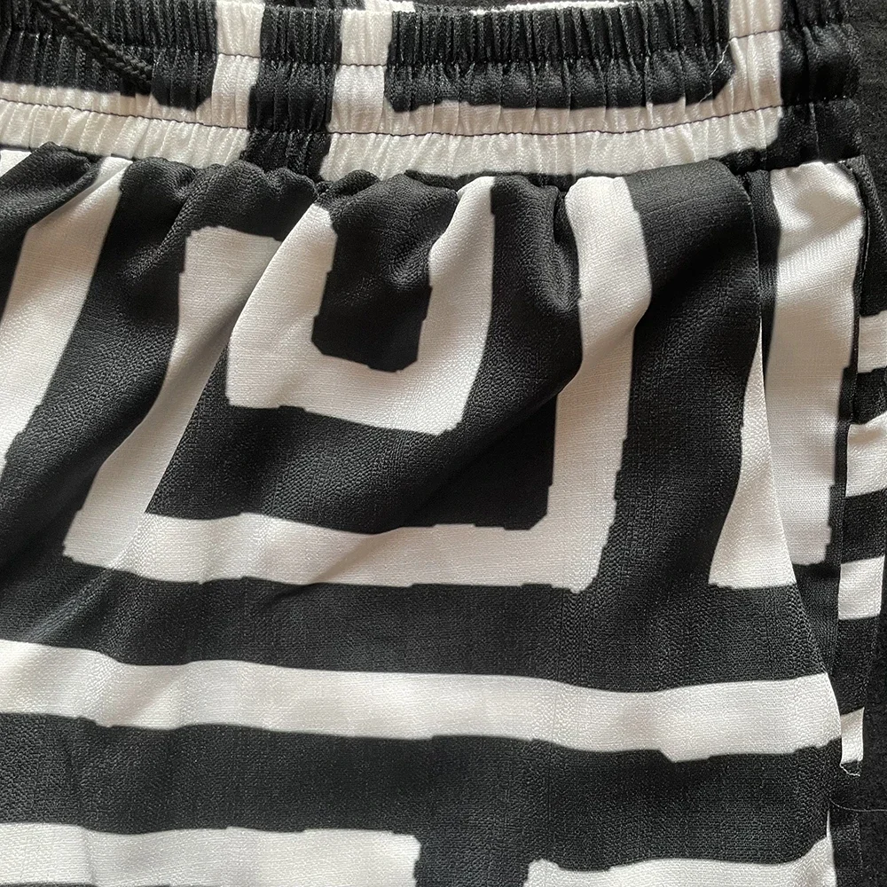 Fiori Teschio Stampato Dritto Pantaloni a gamba larga a figura intera Pantaloni moda hipster Pantaloni sportivi streetwear Abbigliamento unisex da