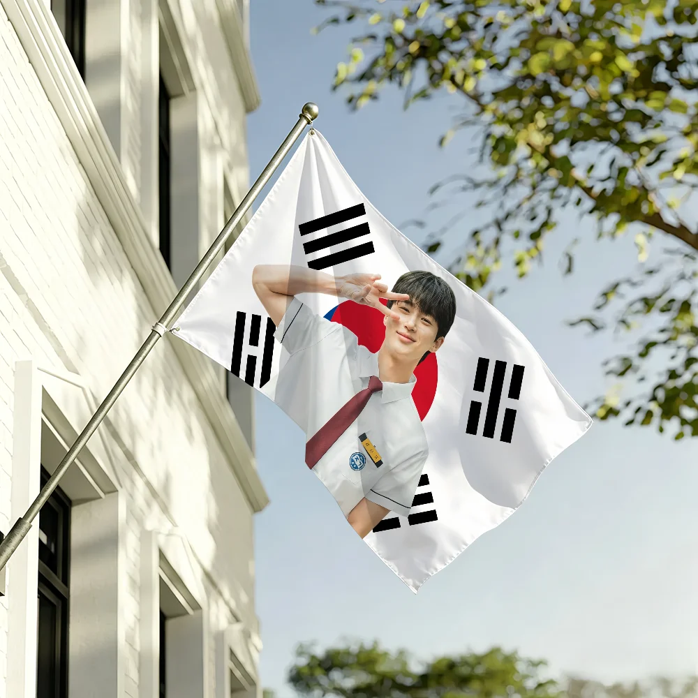 Actor Byeon Woo Seok flag For Living Room Home Dorm Decor Wall Outdoor Camping Party Banner Gifts