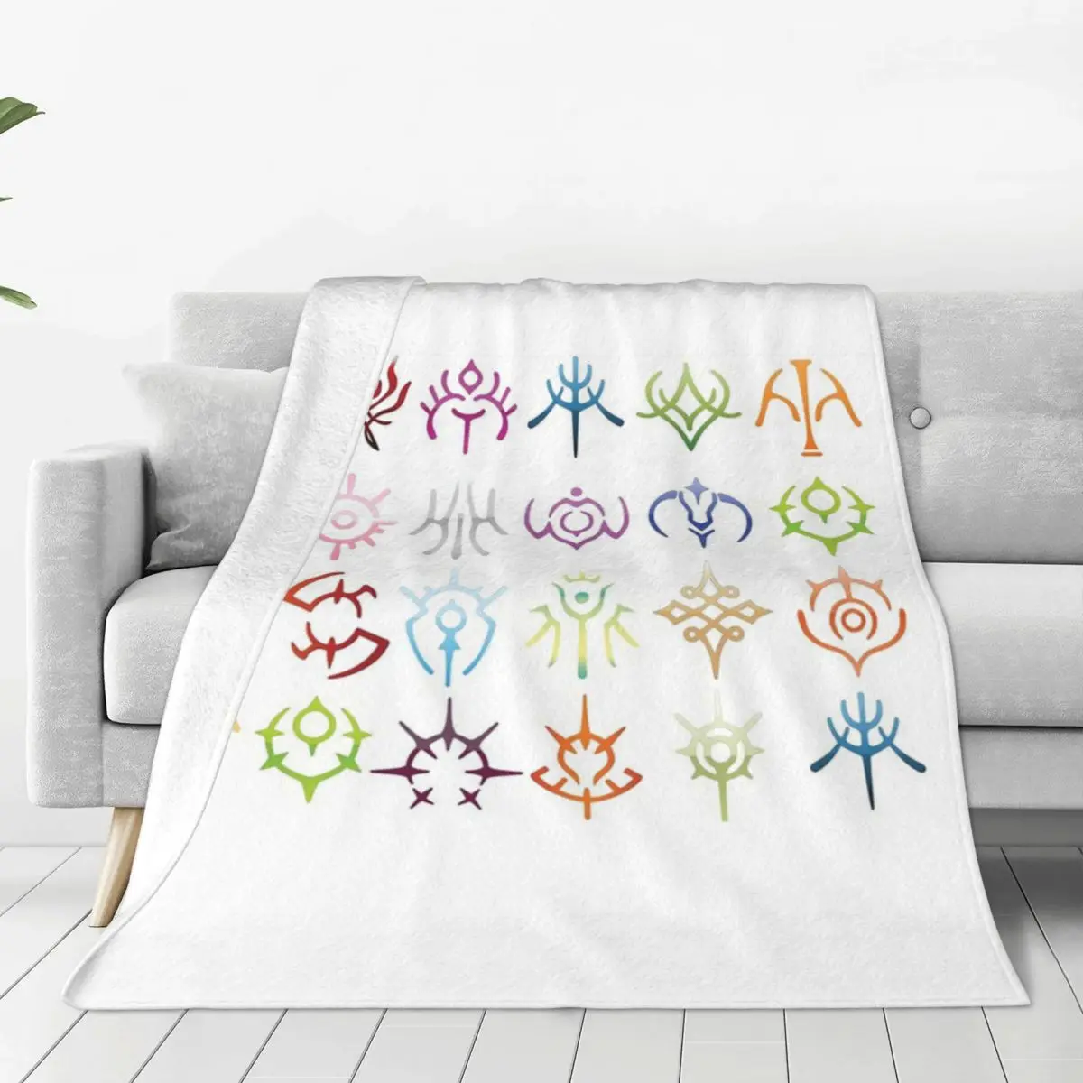 The Crests - Colored Version Blankets Fleece Portable Sofa Throw Blankets For Home Bedroom Office Throws Bedspread Quilt