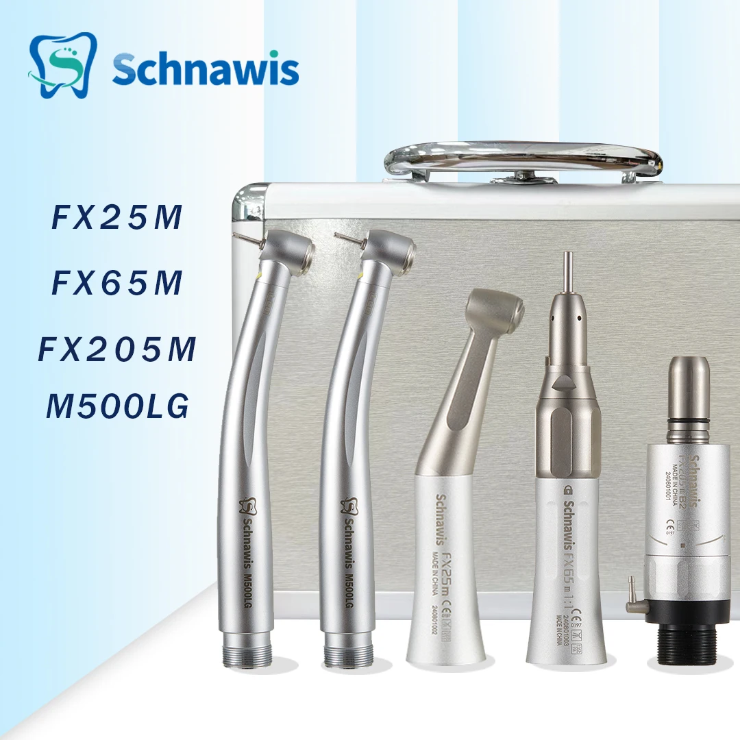 Dental 1:1 Contra Angle Low Speed Direct Drive Handpiece FX Set 500LG Turbine Handpiece Pana-Max2 Turbine Handpiece