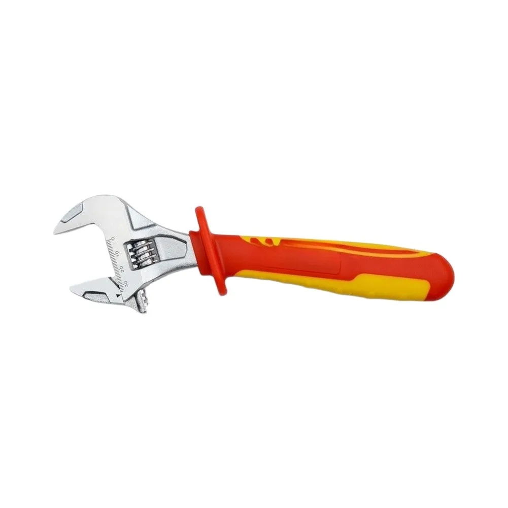 Anti-slip Adjustment Tool 1000V Adjustable Wrench For Professional Electrician Kits Rust And Water Resistant 15.5*4.8*1.9cm