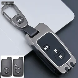 2 3 Buttons Zinc Alloy +Silicone Full Cover Car Key Case for Toyota Prius 30 Alpha Aqua Land Cruiser Auris for Lexus LC 200