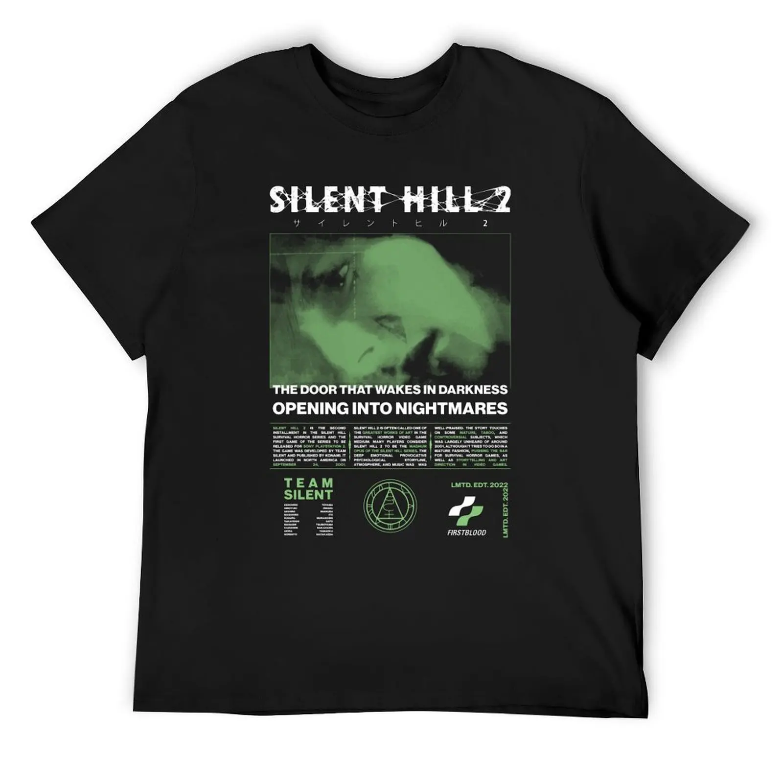 SILENT HILL 2 v1 T-Shirt cute tops blue lock graphics men t shirts high quality