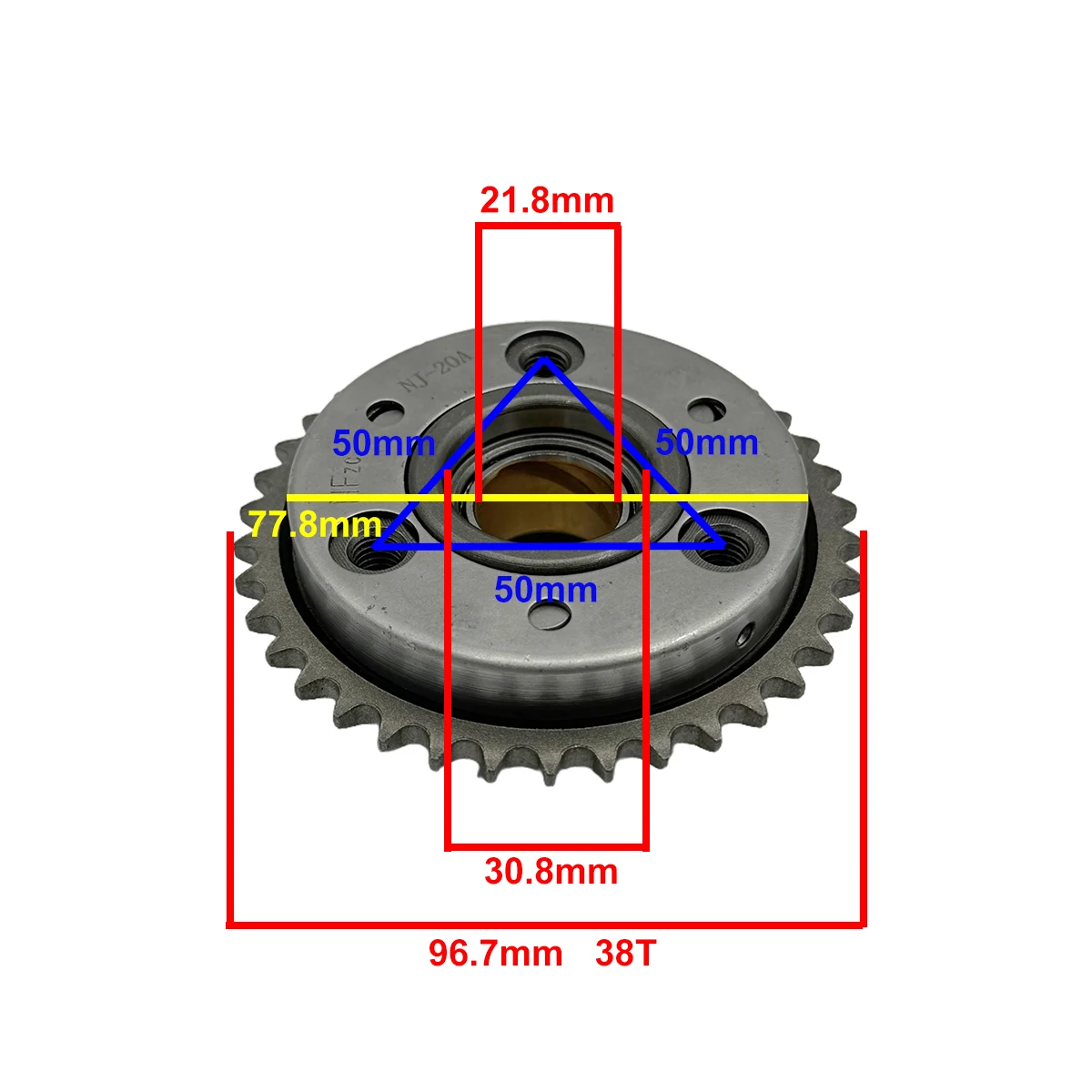 One Way Starter Clutch for Honda 250 CMX250 Rebel CA250 CM250 CB250 Nighthawk