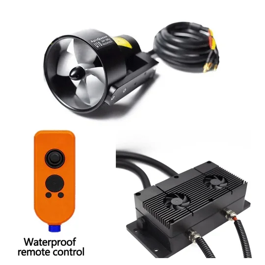 APISQUEEN U10 Brushless Thruster With Metal Propeller 24V 10kg Thrust 900W Electric Motor For Tandam Water Bicycle Kayak