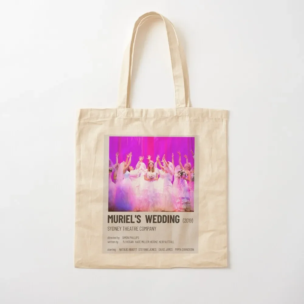 

Muriel's Wedding (Minimalist Poster) Tote Bag eco bag folding Women's beach bags Shopper handbag Tote Bag