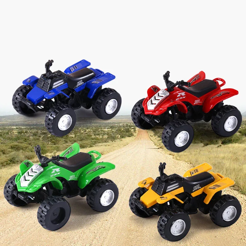 1:64ビーチバイク四輪バギーカー合金モデル子供用プルバックカーおもちゃミニポケット慣性グライディングカー男の子ギフト