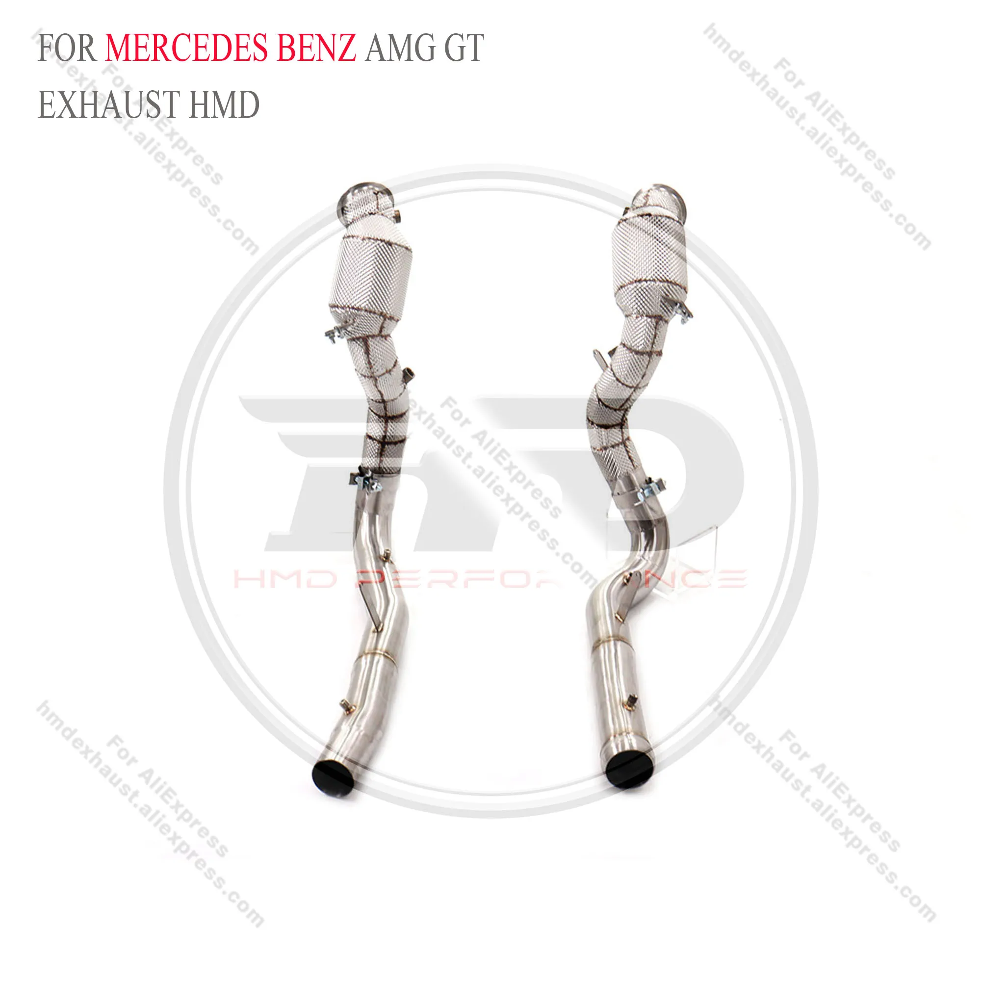 

Downpipe for Mercedes Benz AMG GT with heat shield HMD Exhaust System Performance Quality certification