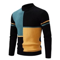 5 Styles 2024 Autumn and Winter New Men's Warm Sweater Knitted with Sheep Fleece Sweaters Fashion Pullover