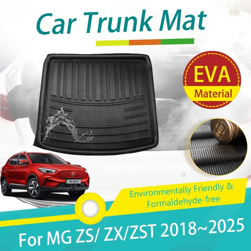 

Car Trunk Mats For MG ZS EV MGZS ZX ZST 2018~2025 Waterproof Rug Boot Protector Carpet Storage Pad Suitcase Rug Auto Accessories