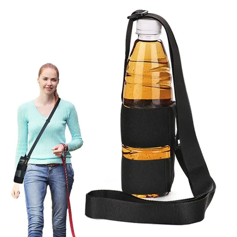 Water Bottle Carrier Holder Water Bottle Harness Straps With High Elasticity Water Bottle Accessories For Camping Riding Fishing