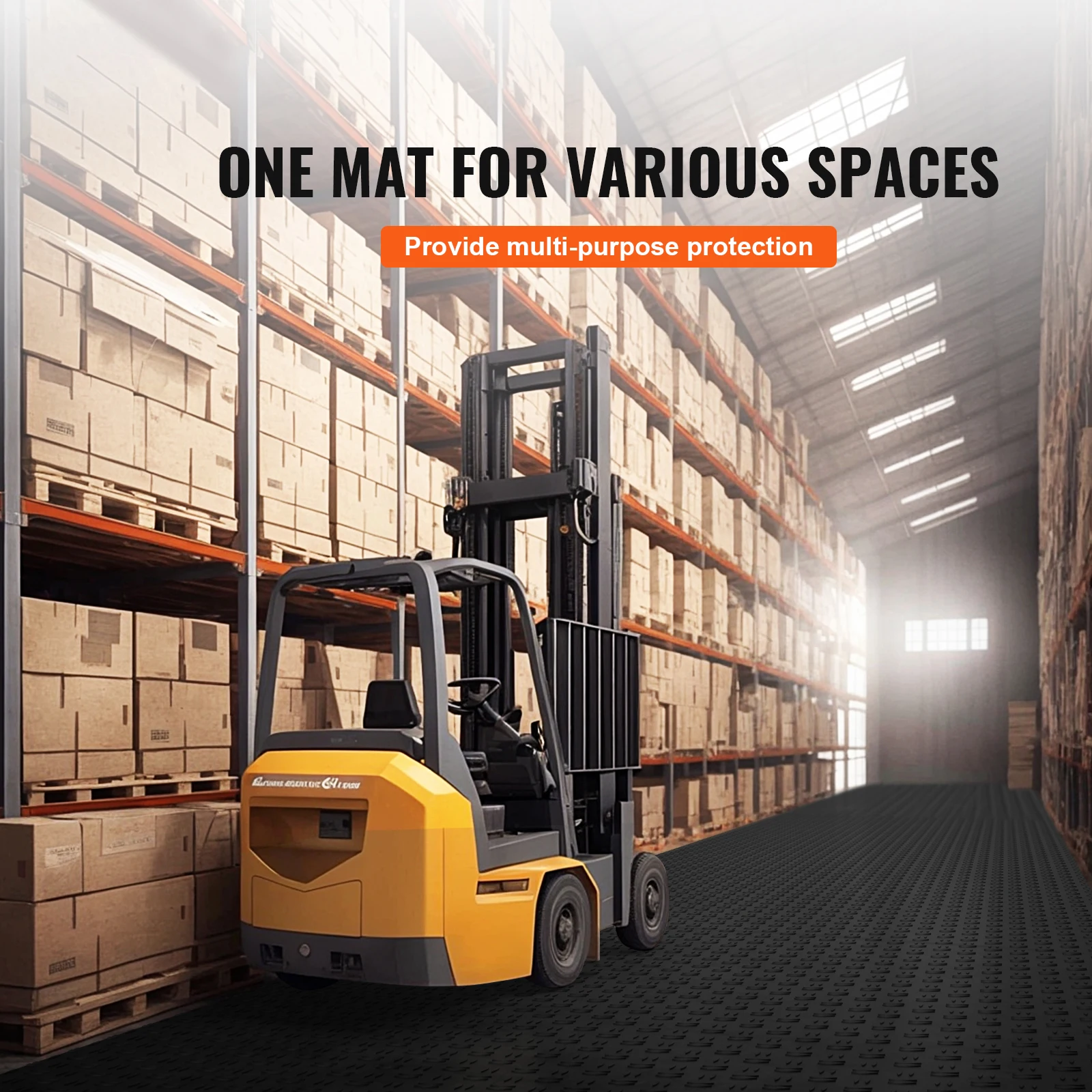 SucceBuy بلاط المرآب المتشابكة 12in 25/50 قطعة غطاء أرضية المرآب بلاط غير قابل للانزلاق على الوجهين لإصلاح المرآب