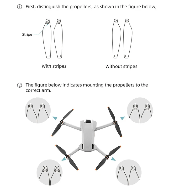 المروحة استبدال ل DJI MINI 3 الطائرة بدون طيار 6030 الدعائم شفرة خفيفة الوزن المشجعين الجناح قطع الغيار ل MINI 3 الملحقات