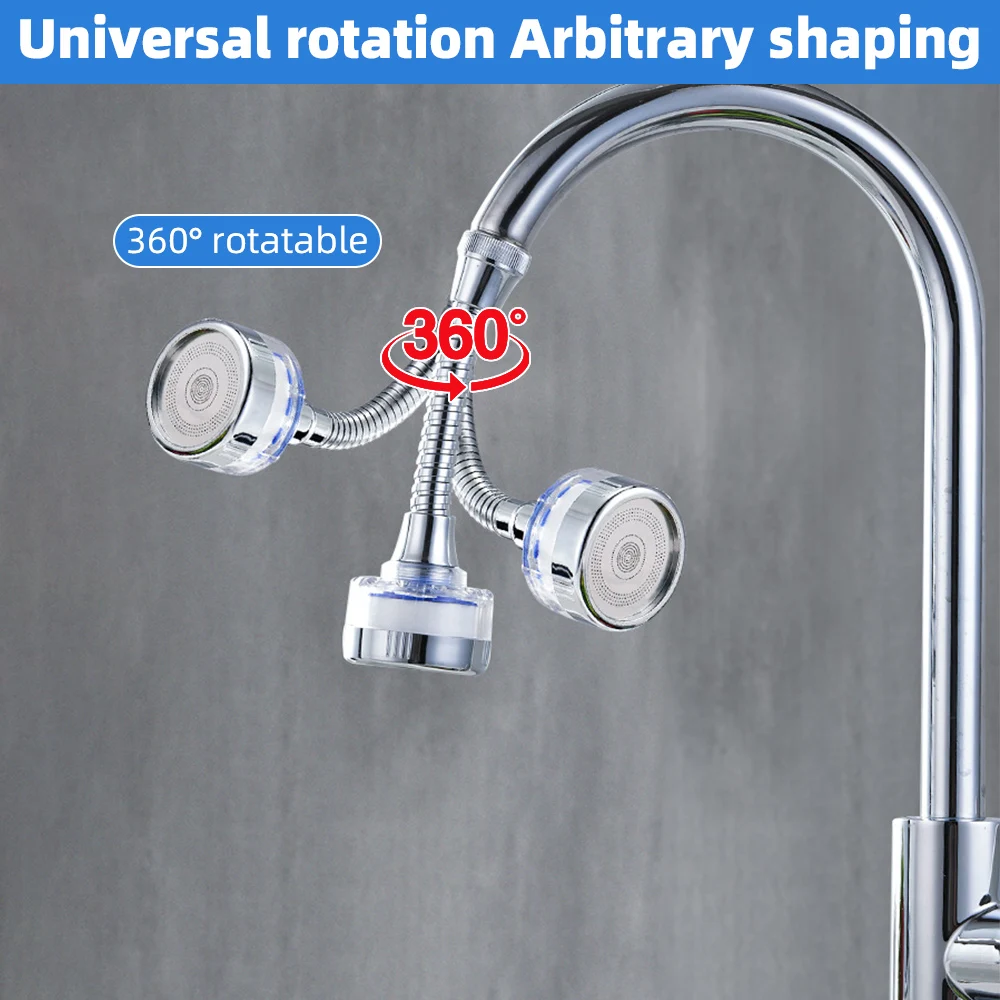 360° Rotation Faucet Water Filter Remove Chlorine Heavy Metals Filtered Showers Head Soften Hard Water Filtration Purifier New