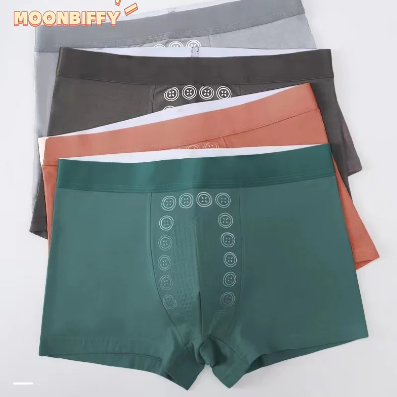 Magnetic Underwear Magnetic Physiological Underwear Comfortable L-3XL Enlargement Men\'S Underwear Fashion Trend Breathability