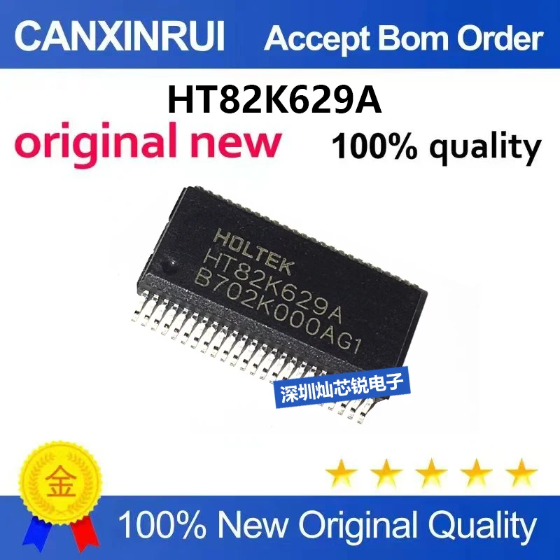 (5-100pieces)Hetai Original HT82K629A SSOP48 WIN2000 USB PS/2 Keyboard Chip IC