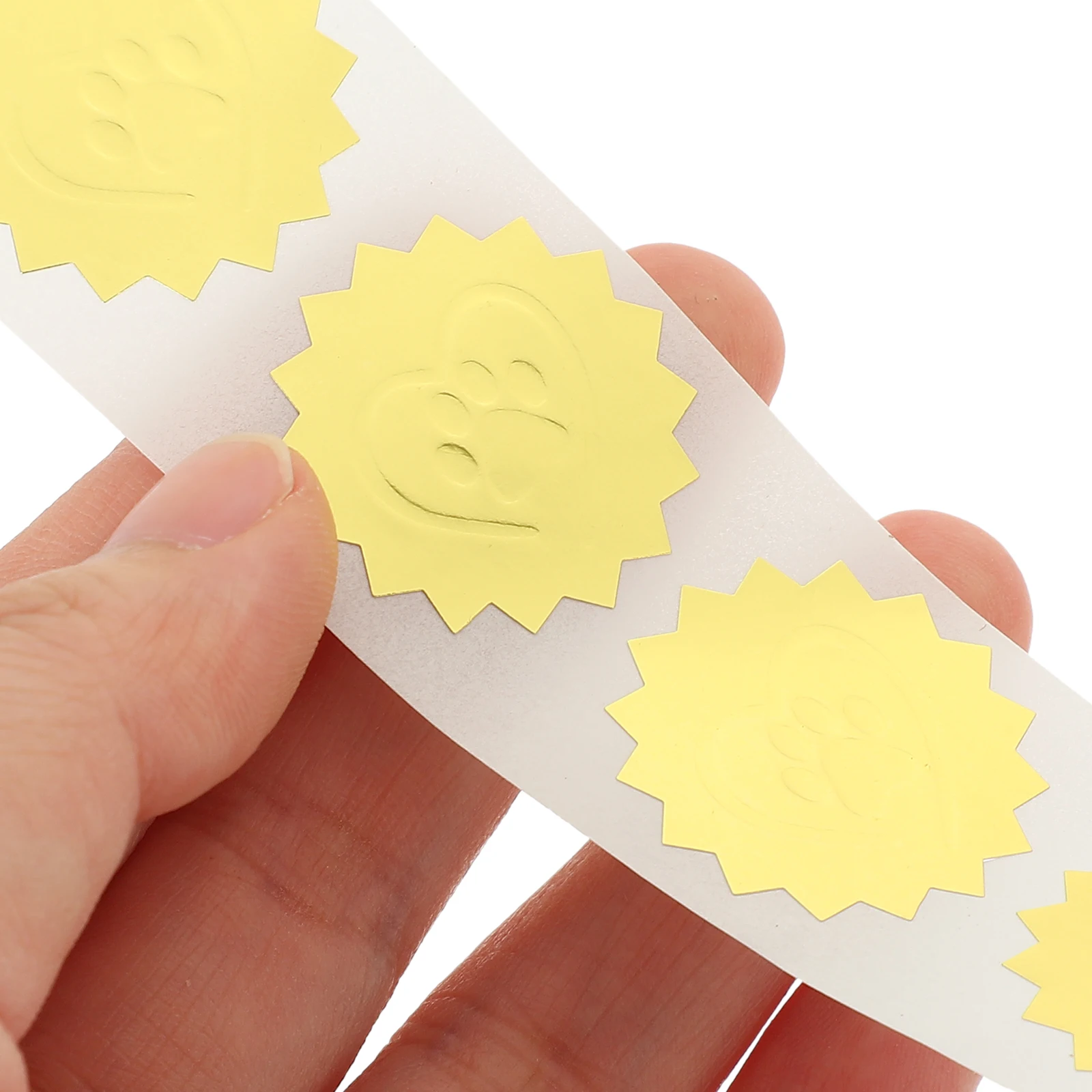 

Round Sealed Label Stickers Waterproof Logo Tag Number Self-adhesive Square Work