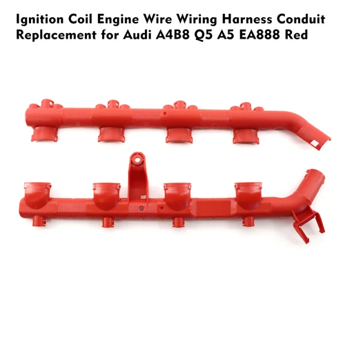 Imagen 2 del producto Arnés de cableado de cable de motor de bobina de encendido, reemplazo de conducto para Audi A4B8 Q5 A5 EA888, arnés de cableado de motor rojo
