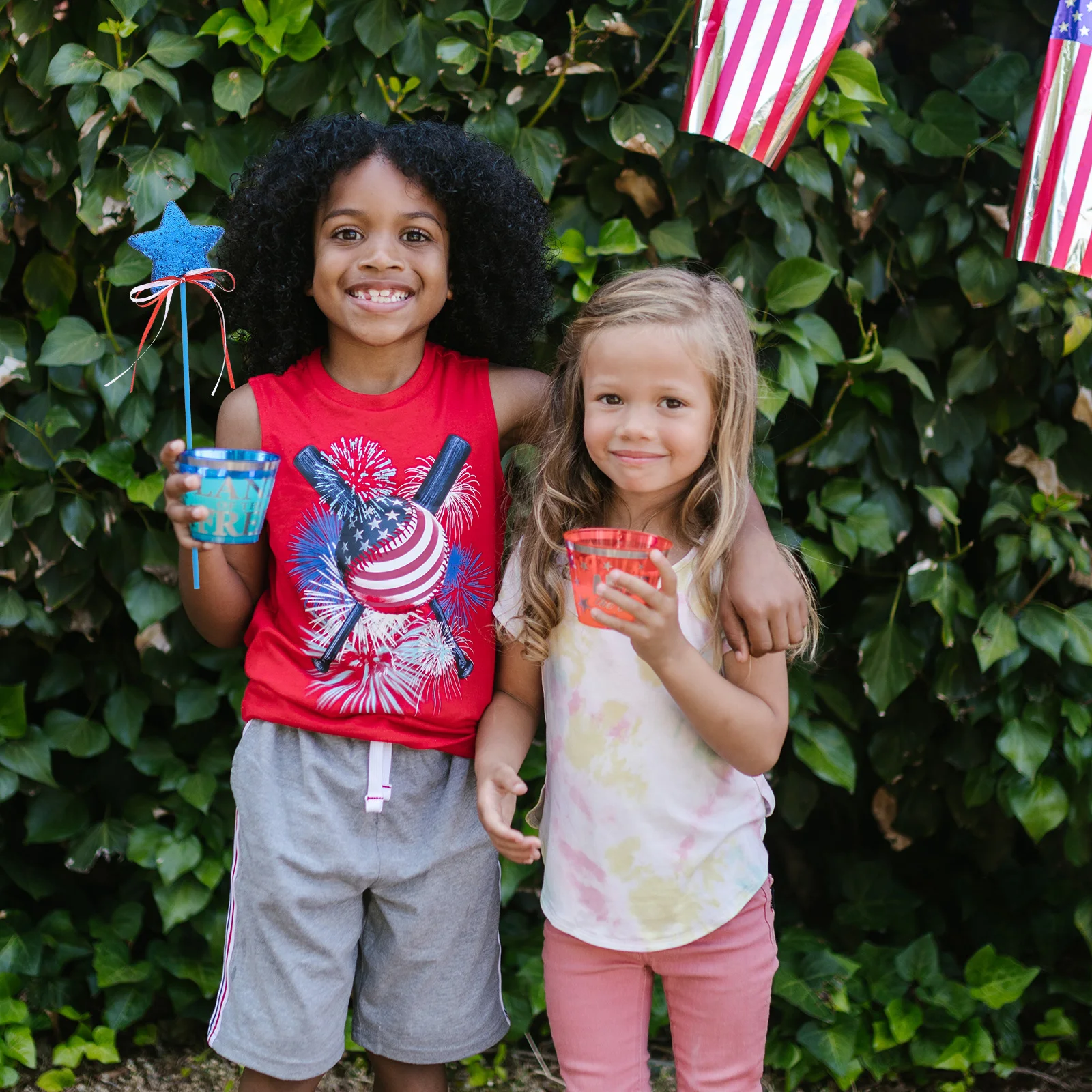 

National Day Decoration Stick Goodie Bag Toy Decorations Five Pointed Star Child