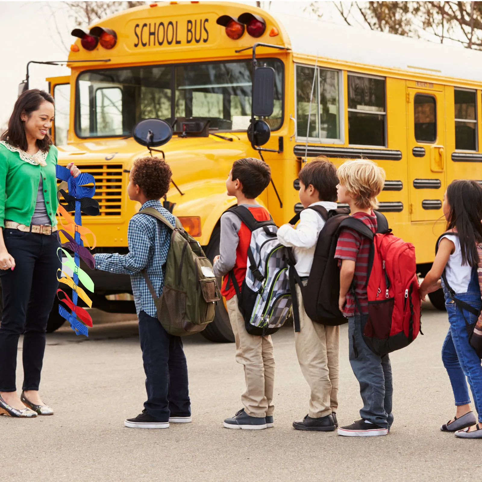 

Детская страховочная веревка для прогулок 3,7 м, яркая, предотвращающая потерю, для дошкольников, детского сада, школьных принадлежностей