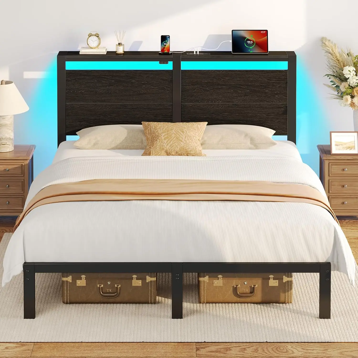 Full Bed Frame With…