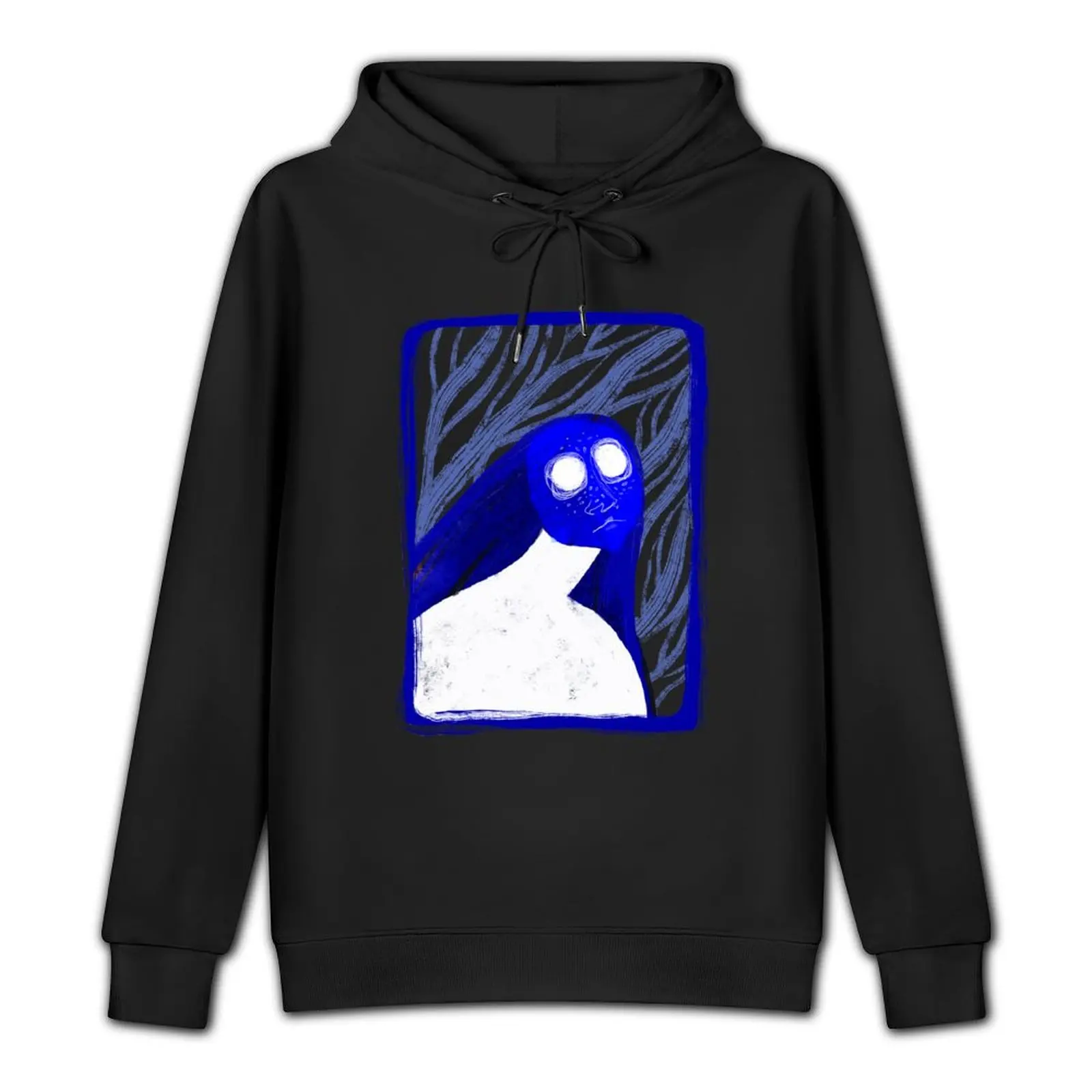 The blue witch of the forest Pullover Hoodie graphic t shirts men men's sweat-shirt male clothes mens clothes men hoodie