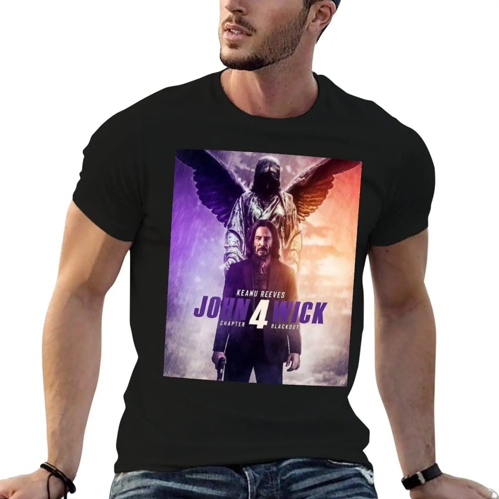 

T-Shirt john graphic man 4 man anime cotton shirts poster for shirts t man t shirt t for wick