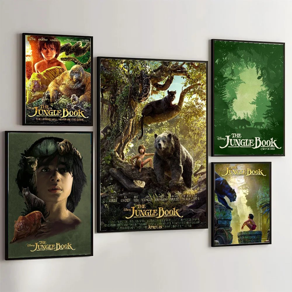 The J-Jungle B-Book movie Poster Wall Art Home Decor Room Decor Digital Painting Living Room Restaurant Kitchen Art