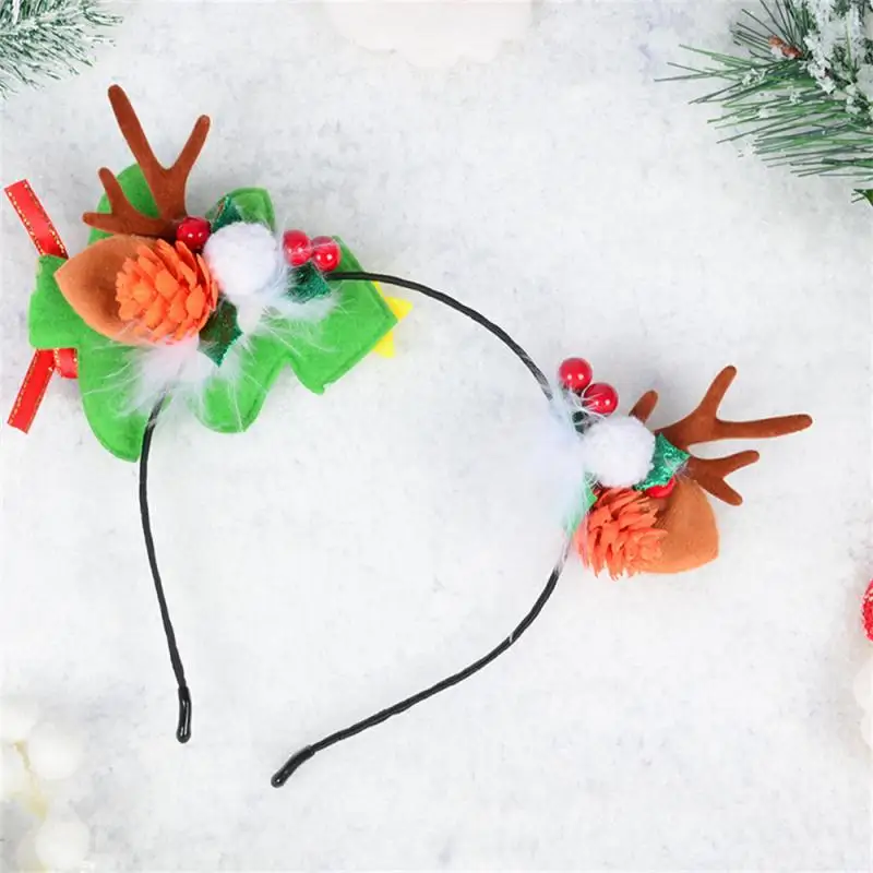 

Cute Antlers Deer Horns Branch Flower Twig Hair Band Headband Cosplay Fancy Head Dress Christmas Costume Hairband Photo Props