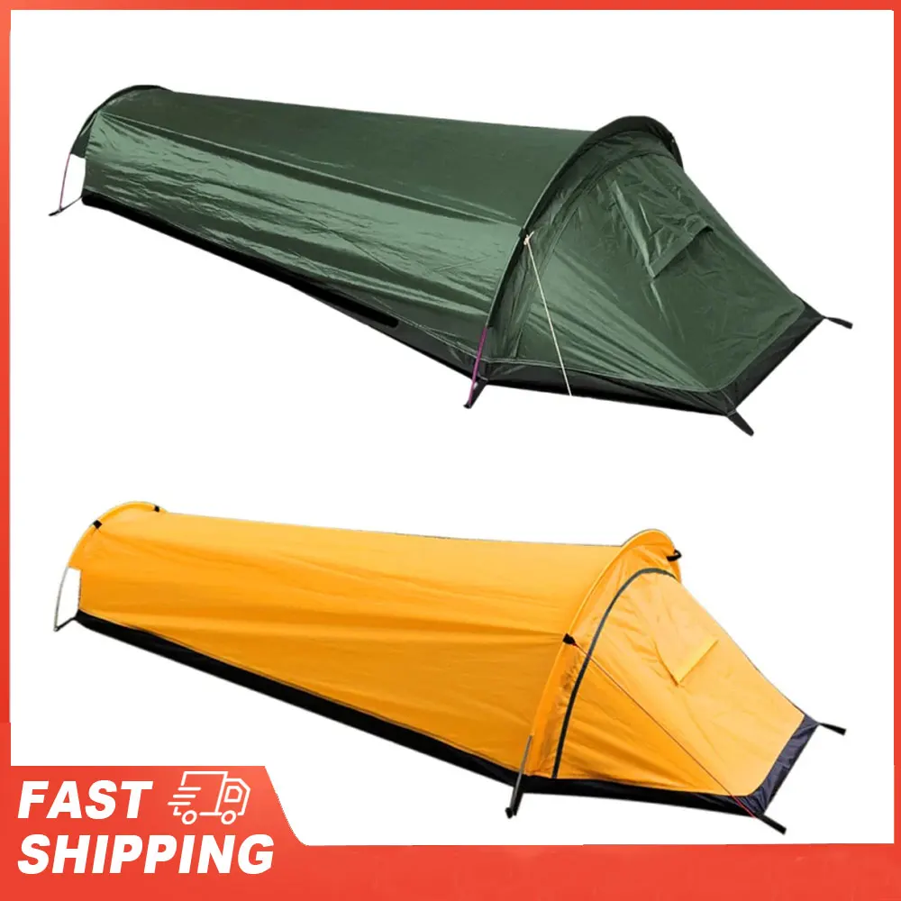 Outdoor Camping Sleeping Bag Tent Lightweight Single Person Tent Backpacking Tent