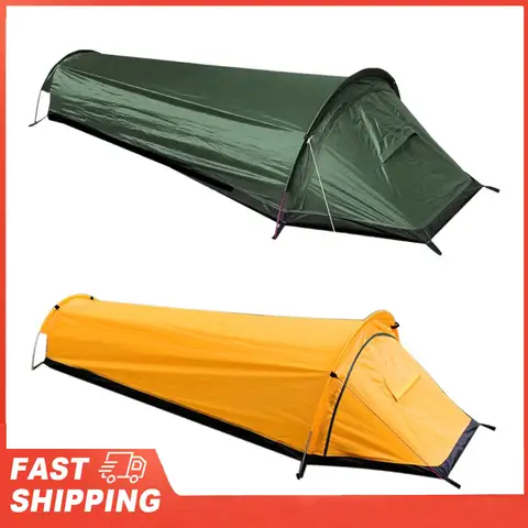 Outdoor Camping Sleeping Bag Tent Lightweight Single Person Tent Backpacking Tent