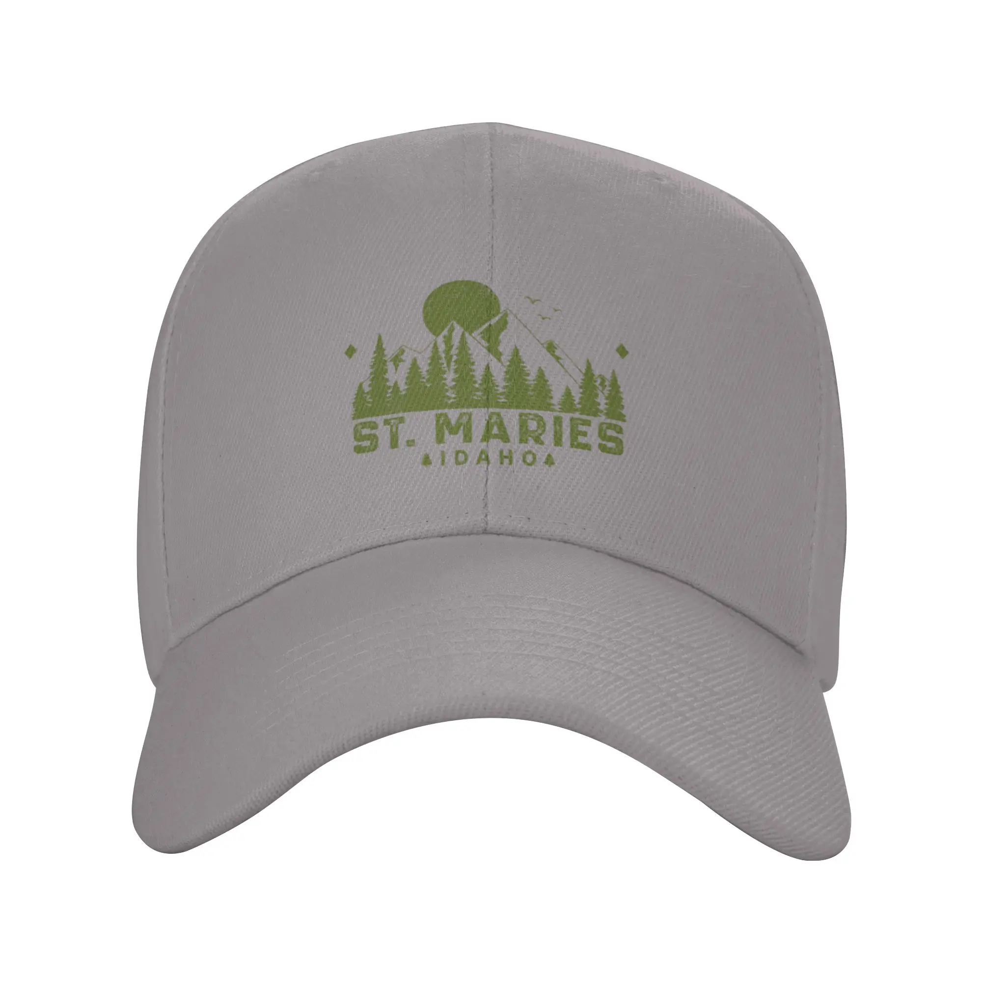 Hot Sale St Maries Idaho Mountain Souvenir Baseball Cap  Low Profile Summer Woman Hat  Bar Visit Summer Woman Hat