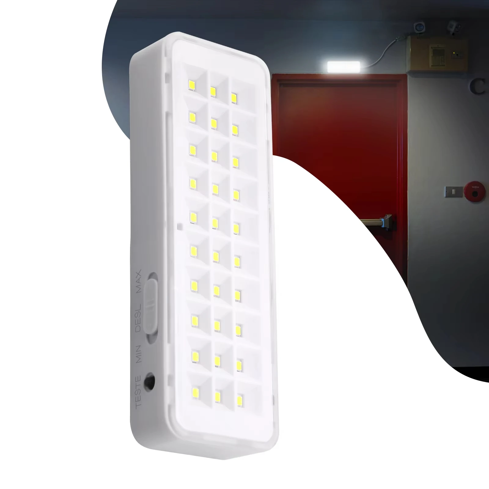 30 Beads Led Emergency Light EU/US Type-c Usb Port Rechargeable Camping Light Multi-function Rechargeable Battery