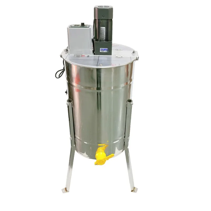 Stainless Steel Three-Frame Bracket Electric Honey Centrifuge CE Certification Beekeeping Tools Wholesale and Export