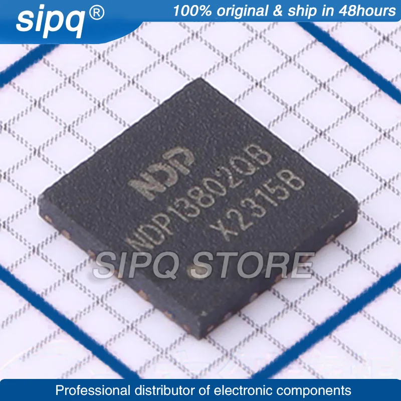 10PCS/LOT NDP13802QB 13802QB QFN-20-EP(5X5) DC-DC CONVERTERS Brand New and Original In Stock Authentic Product