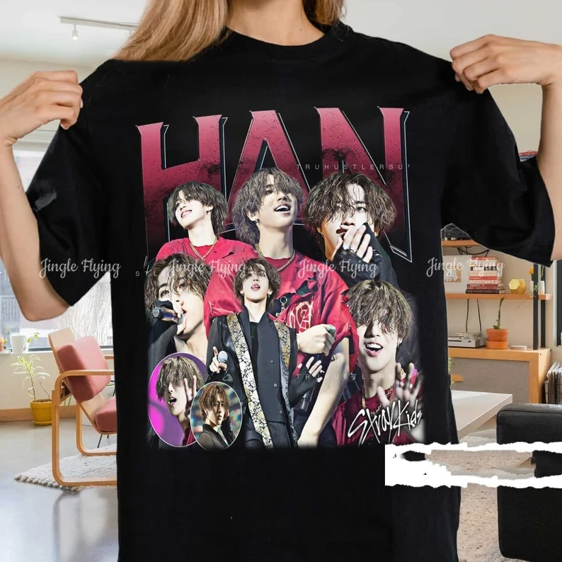 Vintage Han Straykids Kpop Inspired Graphic Shirt Han Retro T Shirt Han Kpop Bootleg Tee