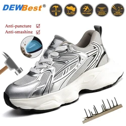 New women's lightweight breathable anti-smash and anti-stabbing work shoes 6KV insulated safety shoes anti-smash shoes