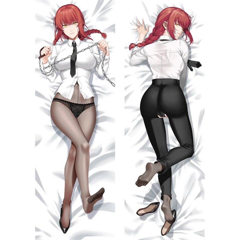 New Pattern Anime Chainsaw Man Makima Pillow Case Cosplay Dakimakura Game Cartoon Kawaii Accessories Pillowcase