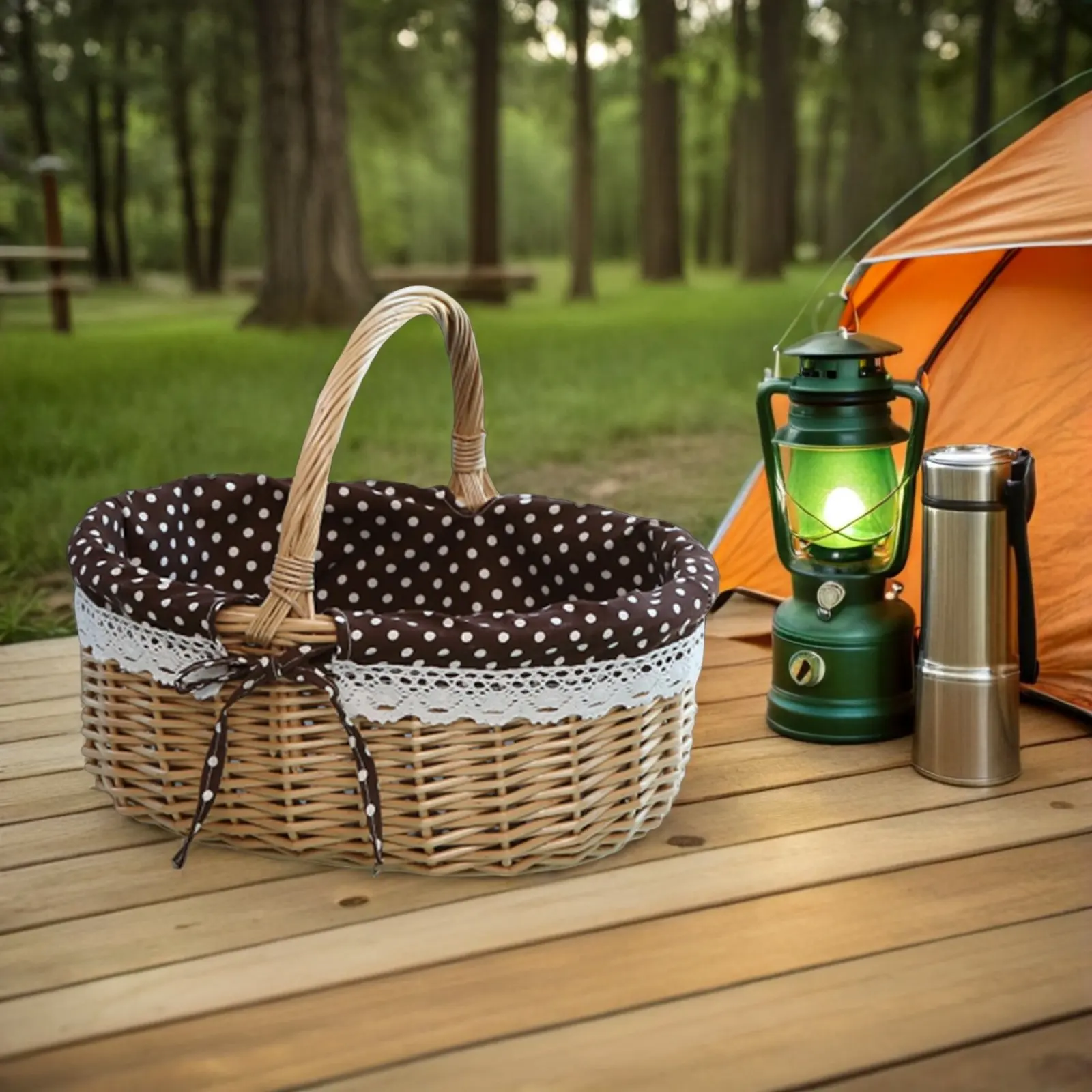 

Плетеная корзина для хранения ручной работы, размер S, красная клетчатая, с льняной внутренней отделкой, для фруктов, хлеба, пикника, сервировки, хранения, свадебный подарок