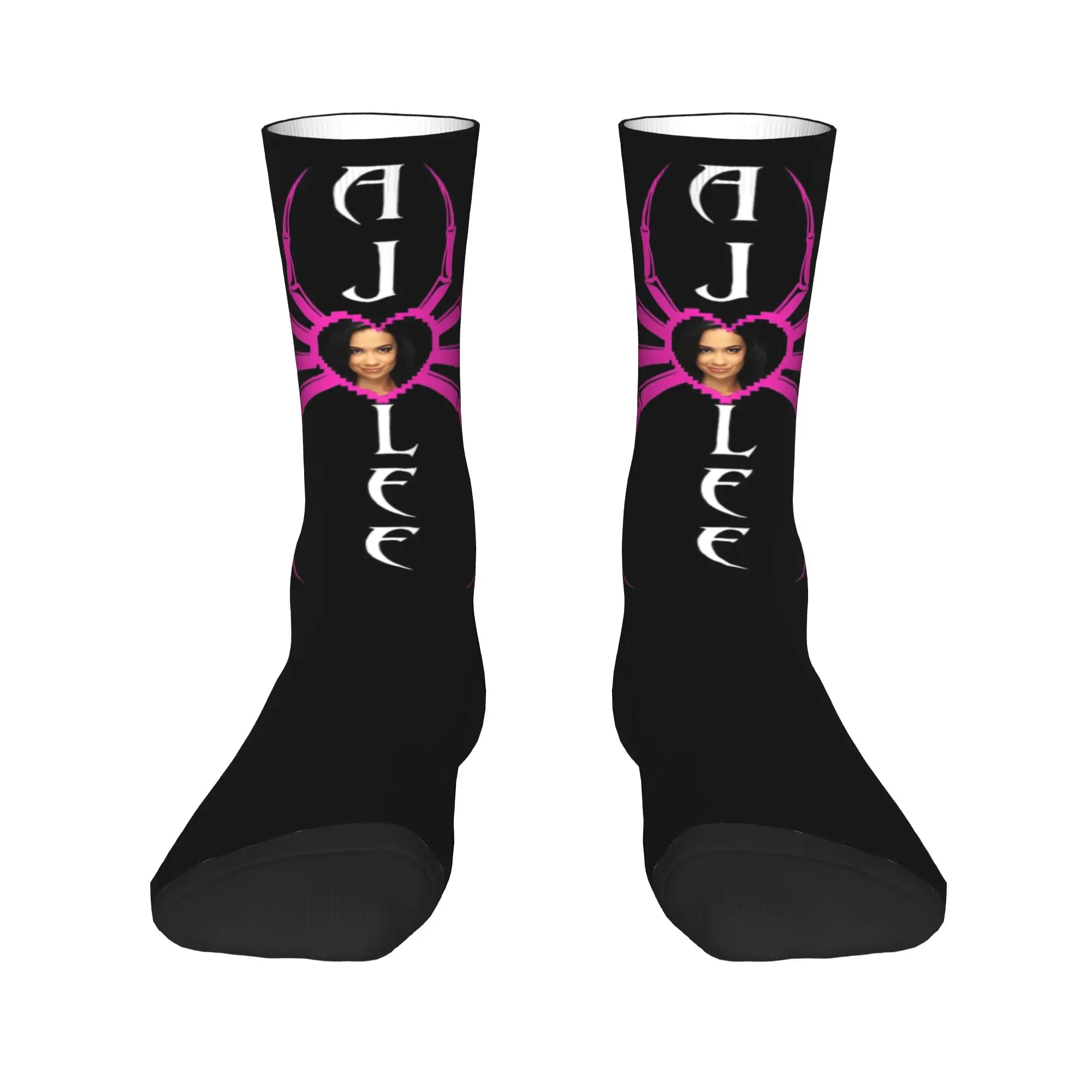 جوارب كرة السلة AJ Lee Spider Web من البوليستر بتصميم مجنون للجنسين قابلة للتنفس #3