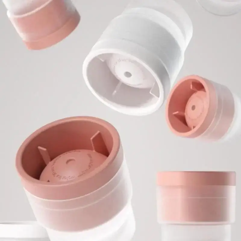 قوالب هوكي الجليد قوالب إبداعية مصنوعة يدويًا لصنع مكعبات ثلج الويسكي من الدرجة الغذائية وحاويات مستحضرات التجميل وإكسسوارات قالب المصاصة