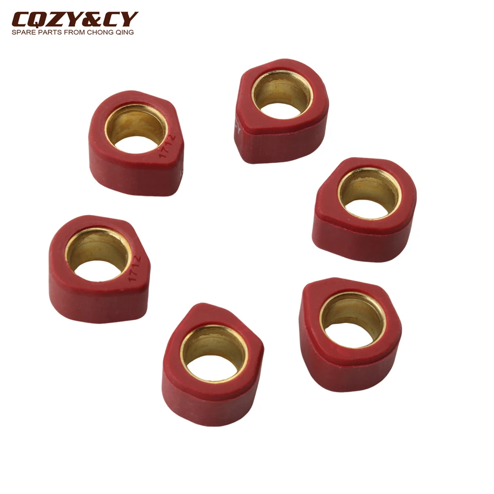 High Performance Variator Weights Round 17x 12mm 8g For Suzuki Address50 Katana V-Y 50 Sepia S 50 Zillion50