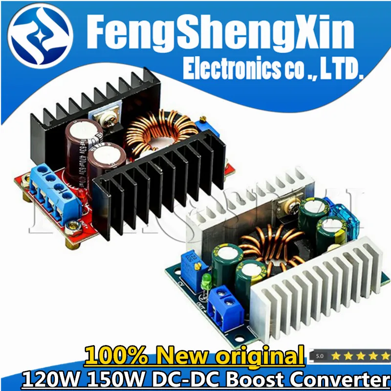 120W 150W DC-DC Boost Converter Step Up Moduł zasilacza 10-32V do 12-35V 10A Płytka ładowania napięcia laptopa