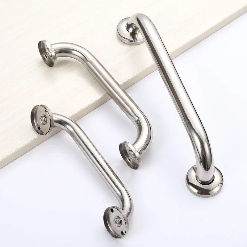 Towel Grab Bar Stainless Steel Bath Holder Anti-skidding Wall Bar Handle Good Grip for Thicken Vanity Home Room 30 cm
