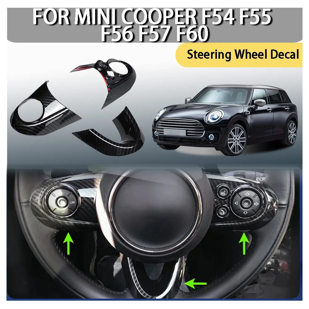 

Стайлинг автомобиля, украшение на руль, наклейка для MINI Cooper F54 F55 F56 F57 F60, автомобильные наклейки, обновление автомобиля, аксессуары для автомобилей